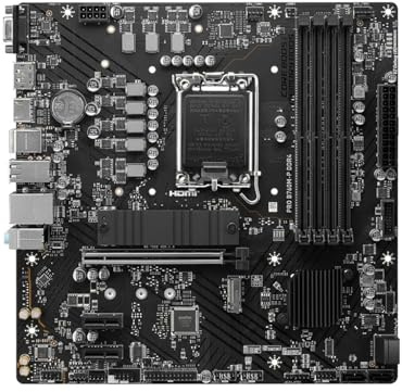 motherboard Fit For MSI Intel B760 Motherboard PRO B760M-P DDR4 LGA 1700 128GB Support 14900F 14700 14400 14100 13600K 12600T 12100 Cpu Micro-ATX