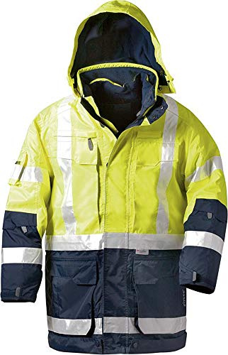 Elysee Warnschutzparka 4in1 gelb./marine Gr.M EN471