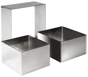 IBILI Emporte Piece Inox Carre 10x10x4,5 cm 716910, Argent