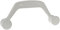 Rayen Colgador para tabla de planchar , blanco, polyamida , 30,7x12,80 cm