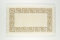 Rhomtuft Badematte MÄANDER 60 x 60 cm natur-jasmin/goldlur