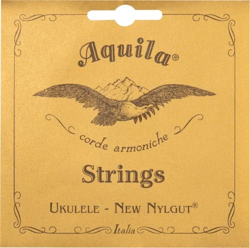 Aquila 21U - Cuerda para ukelele barítono en Re, 4-cuerdas set 21, new Nylgut, EBGD (83 cm)
