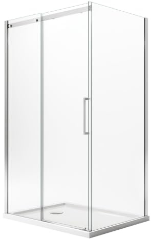 Box Doccia 70x100CM H200 Vetro Trasparente 8mm Versione Sinistra mod. Prime Duo 1 Anta