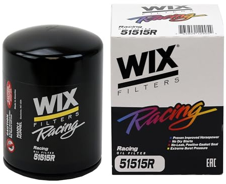 WIX 51515R Racing High Efficiency Endurance Oil Filter, Built for Dirt, Clay or Off-Road Tracks