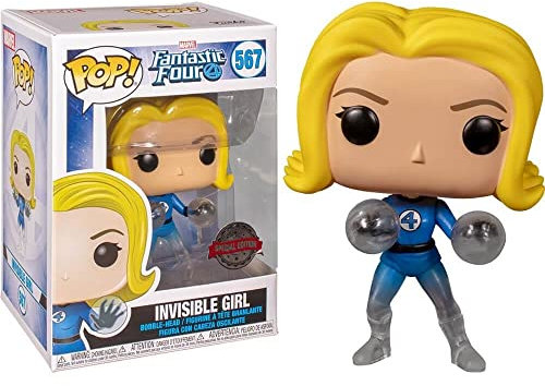 Figura Pop Marvel Fantastic Four Invisible Girl Exclusive