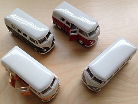 Welly Modellauto 1962 - Modellauto Bus T1 1962 mit Rückzugautomatik