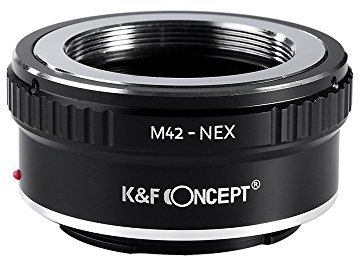 K&F Bague d'adaptation M42 kompatibel mit NEX Sony E