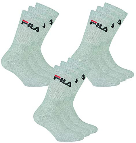 FILA 9 Paar Socken, Frottee Tennissocken mit Logobund, Unisex (3x 3er Pack)