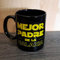 Dr. Troll Taza mug Desayuno Modelo Mejor Padre de la Galaxia, 33 cl. de cerámica Negra