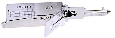 LiShi GT10 2 in 1 Locksmith Tool decoder and lockpick Combination
