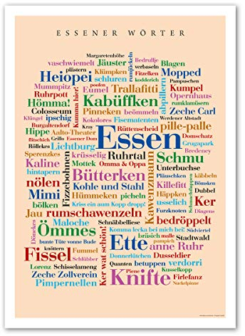 Poster Essener Wörter 30x40 cm