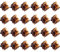 Rmeet Pinzas para Cabello Mini,24 Pack Pequeñas Garra de Pelo Clip de Agarre de Plástico Horquilla Antideslizante Mini Sujetadores para Cabello para Niñas Mujeres 1.5 CM Marrón