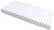 Medi Partners Spannbettlaken 60x120 Baby Bettlaken Kinderbett Spannbetttuch 100% Baumwolle - Fitted Kinder Sheet Bettwäsche Babymatratze Schlafsack Babybett (graue Sterne mit Weiß)