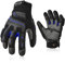 Vgo... Work Gloves Men Touchscreen Anti Impact, Heavy Duty Gloves Antiabrasive for Warehouse Mechanics Carpenter Trucker Multipurpose, 1 pair
