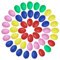 50 Pcs Egg Shakers, Plastic Shaking Eggs, Musical Egg Shaker Set, Egg Shakers Musical Instruments Shakey Eggs for Class