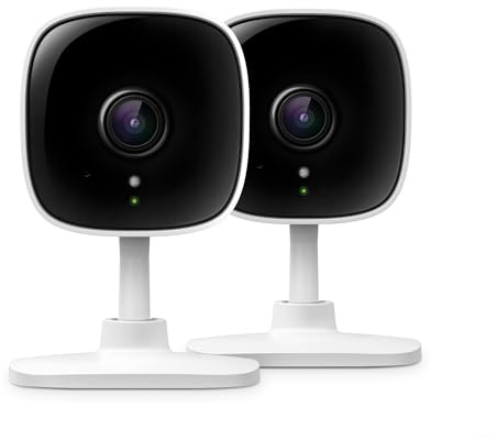 TP-Link - Cámara de Seguridad Tapo 2K para Monitor de bebé, cámara de Perro con detección de Movimiento, Audio bidireccional, visión Nocturna, Almacenamiento en la Nube y Tarjeta SD (hasta 256 GB),