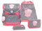 Belmil ergonomischer Schulranzen Set mit Regenschutz 5 -teilig für Kinder 1-4 Klasse Grundschule/Brustgurt/Magnetverschluss (Little Owl)
