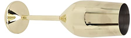 Gobelet à Vin, Exquise Belle Coupe à Champagne en Métal de Fabrication Fine et élégante pour les Dîners (Or)