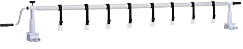 VACARX Pool Cover Roller with Plastic Base,Item colour-White and black