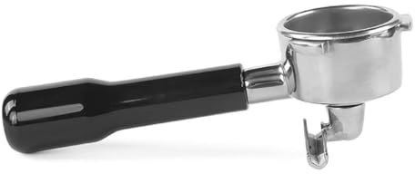 Porte-filtre à café sans fond de 54 mm avec double bec verseur - Accessoires pour machine à café - Pièce de rechange en acier inoxydable