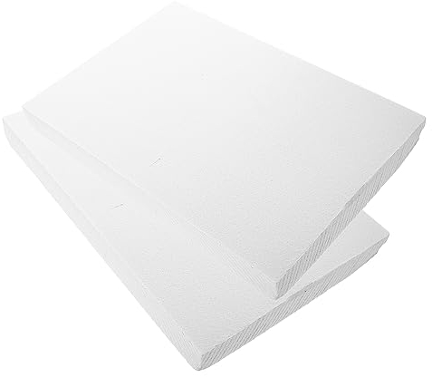 STOBOK 2St Mikro-Landschaftssand-Tischdekoration aus Schaumstoffplatte greata The toll Polsterung aus Schaumstoff Schaumstoff-Isolierplatte dreidimensional Material Blumenarrangement Weiß