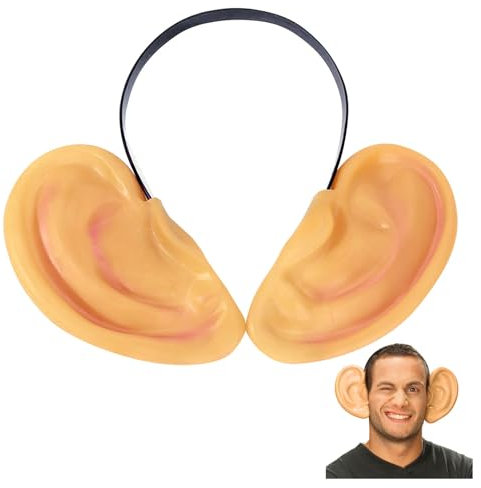 SSKHE Grosses oreilles sur serre-tête – Oreilles géantes fantaisie BFG Jour du livre Dopey Conte de fées Blanche-Neige Déguisement Adulte