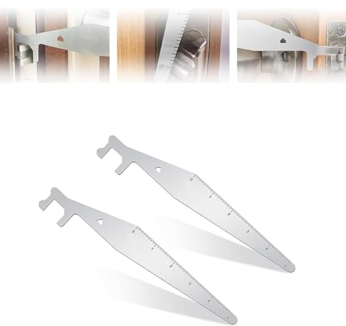 2 Stück Werkzeug zum Knacken von Schlössern, FirePik Pro - World Famous Lock Picking Fire Tool, Lock Picking Feuerwerkzeug, Feuerwehrleute Werkzeuge, Edelstahl Hand Feuerwehrmann Eintrittswerkzeug