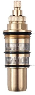 BBTISG Cartuccia Doccia Termostatica in Ottone, Controllo Della Temperatura Sostituzione Cartuccia Termostatica Miscelatore Doccia Rubinetto Valvola Doccia Kit di Riparazione (H-10)