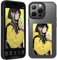 Youery Ink Screen Smartphone-Hülle, Kompatibel mit iPhone, von 3,5-Zoll-Bildern auf der Hülle, Custom Image Display AI Cell Phone Case, TPU Rubber DIY Phone Case (Schwarz, iPhone 14 Pro)