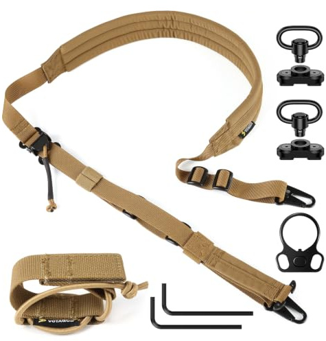 QD Sling 2 Punkt Gewehrriemen, Taktischer Riemen, Schnell Verstellbar, HK-Stil