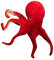 Champracer Oktopus Plüsch Stofftier - Realistisches Kuscheltier Krake, Kreative Plüschtiere, Wende-Oktopus, Tintenfisch - Geburtstag Dekorationen (40cm)