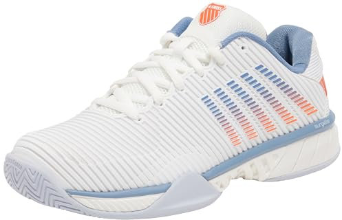 K-Swiss Homme Hypercourt Express 2 Chaussures de Tennis, White Infnty Scrltibis, 42 EU