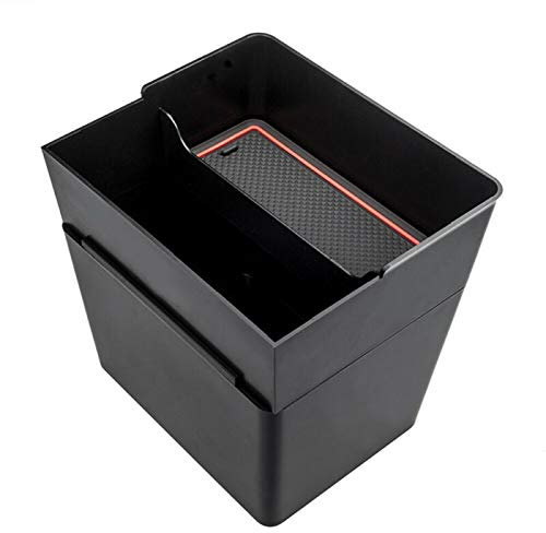 HOUYTYU Poubelle Auto Center Console Boîte de Rangement Corbeille Plateau Poubelle Rangement for Pouch Can intérieur Pièces Container