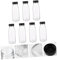 Amosfun Botellas De Vidrio Resistentes para Bebidas Frascos De 300 Ml Boca Ancha para Un Llenado Fácil Tapas Aptas para Lavavajillas