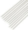 WUUKEPSG Tige En Fibre de Verre Blanche 10 Pièces Isolation Élastique Pour Cannes À Pêche À La Mouche, Longueur 500 Mm/10Mm