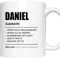Daniel Tasse | Mann Junge Namen Vorname Kosename Rufname Kaffeebecher | Definition Daniel Geschenk