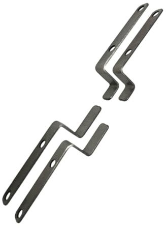 Montagewinkel Halter Halterung Fliegengitter Alu Rahmen Insektenschutz Fenster (Bautiefe 12 mm)