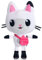 Forninc 1PCS Gabb Katze Kuscheltier, Gabb Cuddly Toy, Gabby Kuscheltier, Gabby Cuddly Cat, Gabby Puppe, Kuschelig Serie Plüschtier, Kind Plüschtier, Plüschpuppe, Spielzeug, Weiße Katze, 28cm