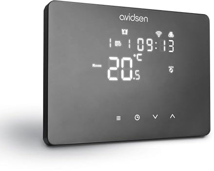 Avidsen Termostato WiFi cablato Nero - HomeTemp 127073