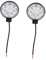 BUGUUYO 2 Piezas Luz de Trabajo LED Mini Redonda Lámparas Auxiliar Camiones Suvs y Maquinaria Agrícola