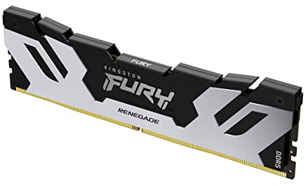 Kingston FURY Renegade DDR5 RGB Silber/Schwarz XMP 24GB 8000MT/s CL38 DIMM Desktop Gaming Speicher Einzelmodul - KF580C38RSA-24
