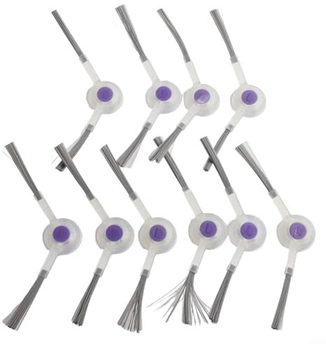 Accesorios de limpieza robótica compatibles con Narwal, repuesto de cepillo de esquina diseñado para adaptarse a varios modelos en paquetes de cuatro o diez (10 piezas)