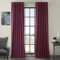 HPD Half Price Drapes BOCH-201301-108 Raumverdunkelungsvorhänge, 274 cm lang, für Schlafzimmer und Wohnzimmer, 1 Panel, 127 x 274 cm, Aubergine, Polyester-Mischung, 50 W x 108 L (Pack of 1)