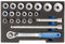 GEDORE 1100 CT1-19 Steckschlüssel-Satz 1/2 in 1/2 L-Boxx 136 Modul, 1 Stück