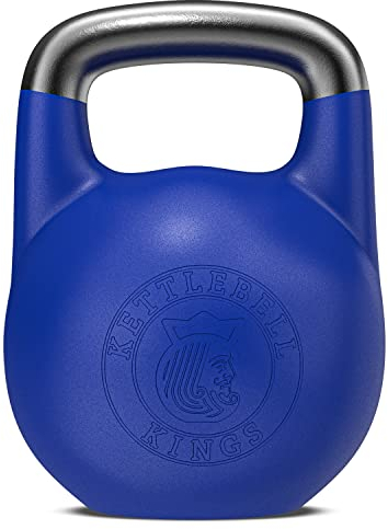 Kettlebell Kings | Competition Kettlebell Weights (8-48 KG) For Women & Men | Designed For Comfort in High Repetition Workouts | Superior Balance For Better Workouts