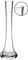 WGV Gathering Bud Vase, Width 3, Height 10, Clear Standard Concaved Hurricane Glass Floral Container Centerpiece Planter for Wedding Party Event Home Office Decor, 1 Piece