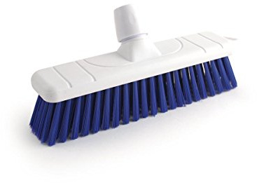 Bentley Industrial VZ.20136/B Sweeping Broom, 300 mm, 60 mm Soft Polyester Bristle, Blue