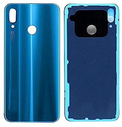 SOMEFUN Glass Akkudeckel Akkufachdeckel Batterieabdeckung Rückseite Austausch des Backcovers für Huawei P20 lite ANE-L21 / Nova 3e Blau