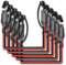 iMESTOU 5PCS 3FT Sae to Sae Extension Cables 18awg 2 Pin Heavy Duty Battery Quick Disconnect/Connect Cord Harness SAE Connector Plugs with Waterproof Caps