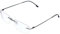 Rongchy Super Light Titan Arbeits Brille -0.50-6.00 Stärken Unisex Mode Randlos Nearsighted Brillen Schwarz